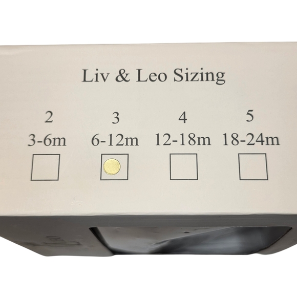 Liv & Leo T-Bars Oxford Dress Shoes Baby Girls First Walker Tan Leather 6m - 12m - Picture 7 of 10